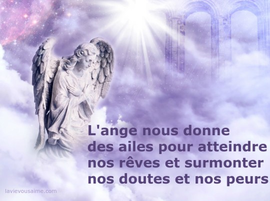 affirmation angelique - affirmation positive - l ange nous donne des ailes - spirit